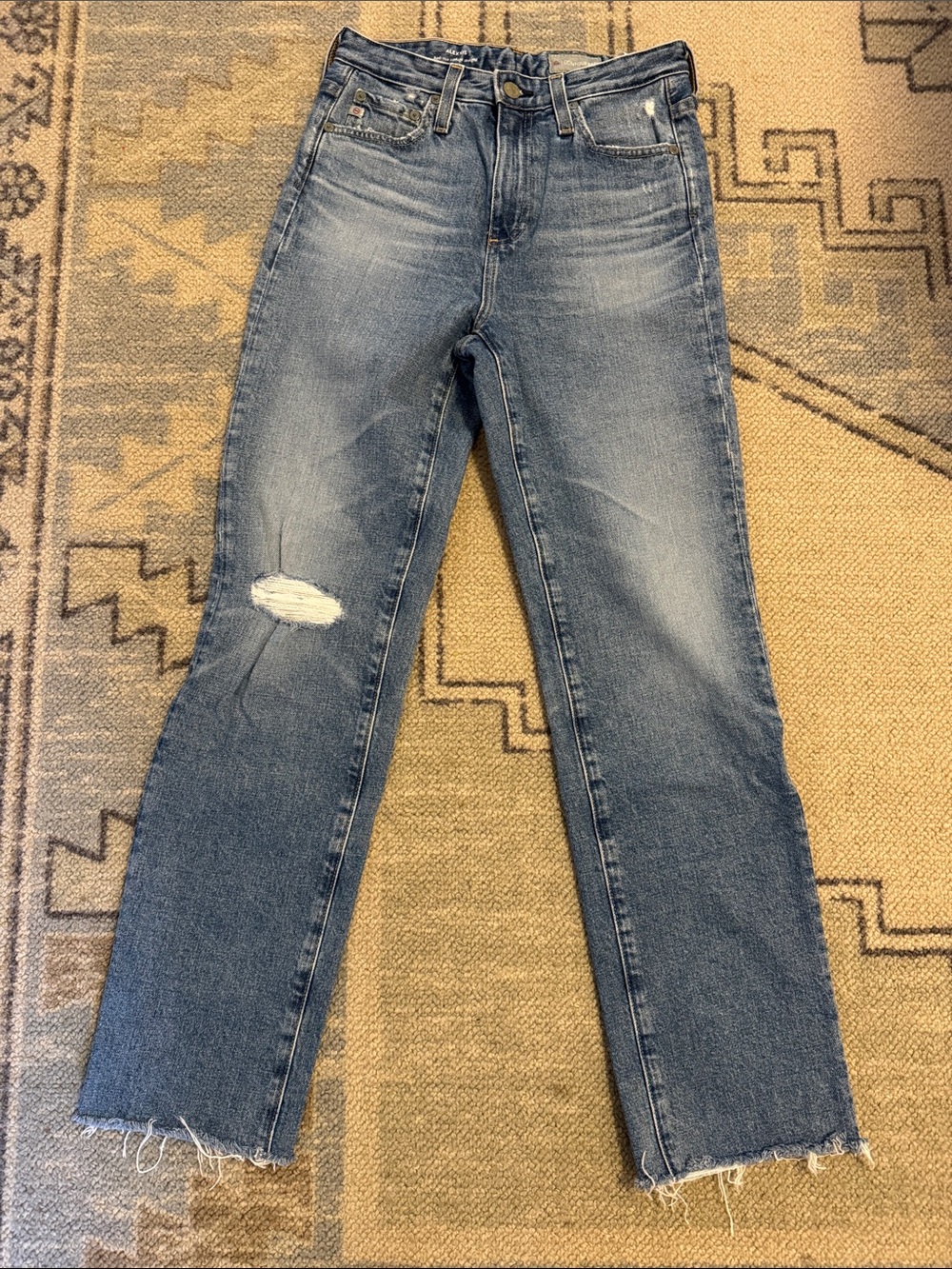 AG Alexis high rise straight size 25